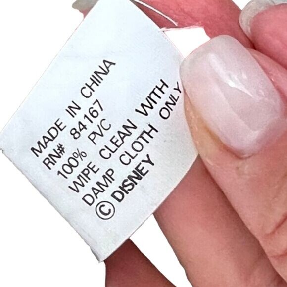 Disney Vintage Black Red White Minnie Mouse PVC Large Tote Bag - Picture 8 of 8